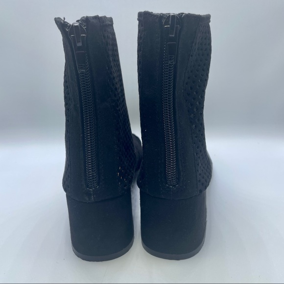 Qupid Block Heel Sandals Black Size 7 - Picture 4 of 7